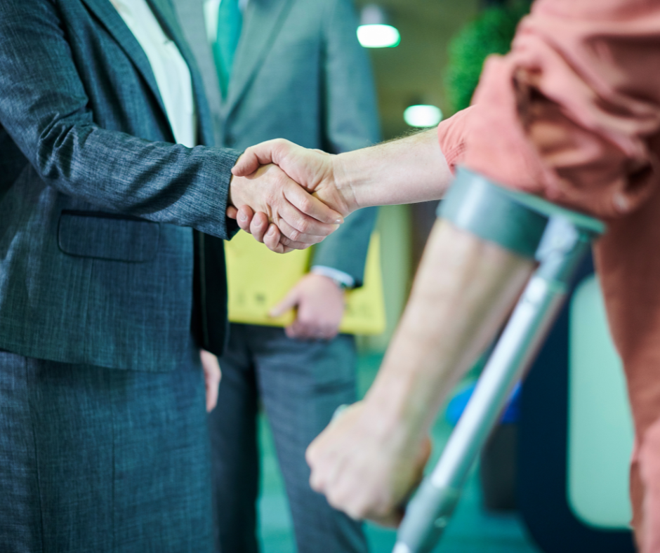 Personal injury lawyer in New York advising accident victim